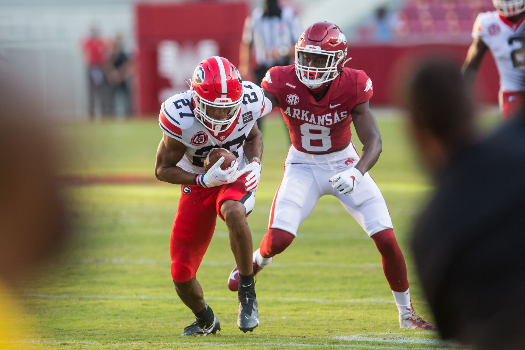 NCAA Football: Georgia at Arkansas